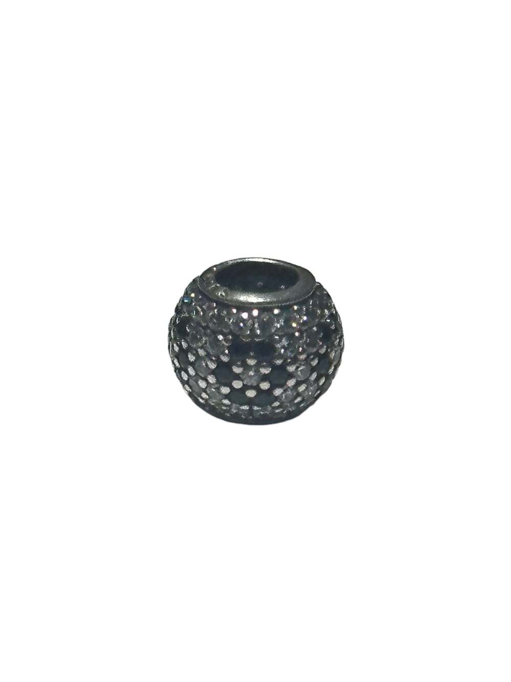 Pandora Sterling Silver Shimmering Lace Black Pavé Crystal Charm 791284CZ